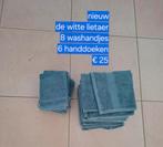 Nieuw handdoeken en washandjes de witte lietaer, Enlèvement ou Envoi, Neuf, Bleu, Serviette