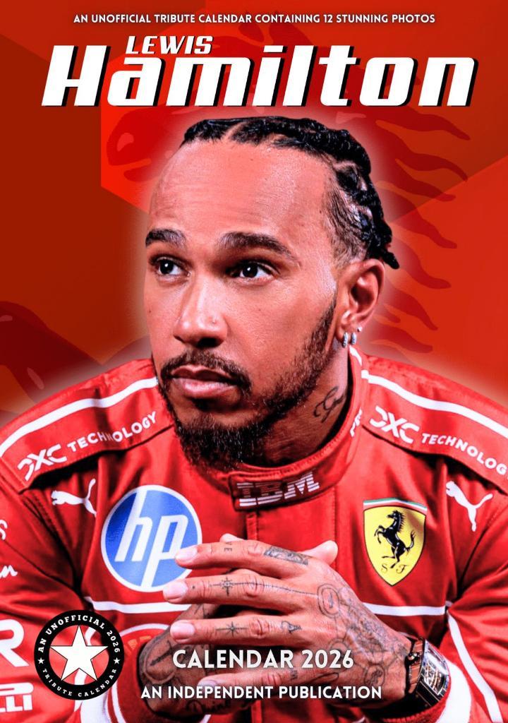 Lewis Hamilton kalender 2026, Diversen, Kalenders, Nieuw, Jaarkalender, Ophalen of Verzenden
