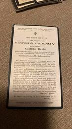 David - Carnoy 1861 Wachtebeke 1925 Lokeren, Verzamelen, Bidprentjes en Rouwkaarten, Verzenden, Bidprentje