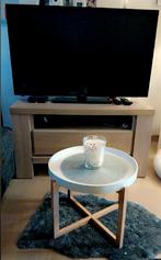 Tv meubel met grote lade, Ophalen, Eikenhout, Zo goed als nieuw, Minder dan 100 cm