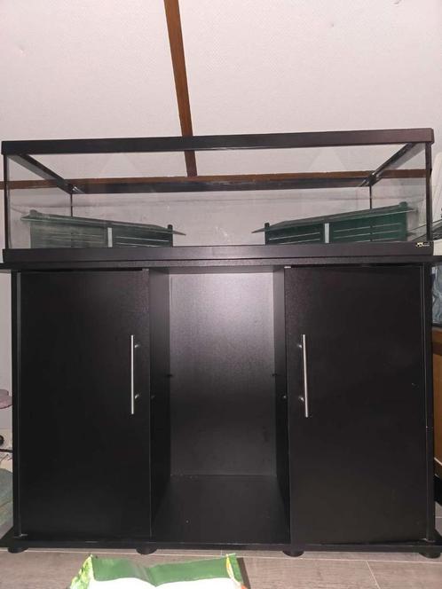 Aquaterarium avec son meuble + accessoires, Animaux & Accessoires, Poissons | Aquariums & Accessoires, Utilisé, Aquarium vide