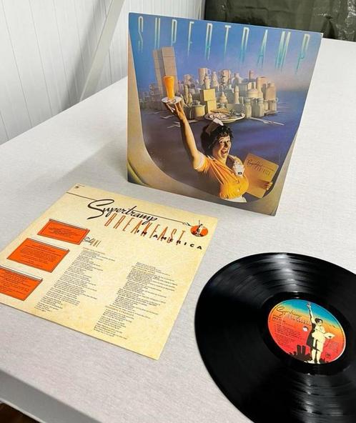 Vinyle Supertramp  Breakfast In America avec pochette, 1979, CD & DVD, Vinyles | Rock, Comme neuf, 12 pouces, Enlèvement ou Envoi