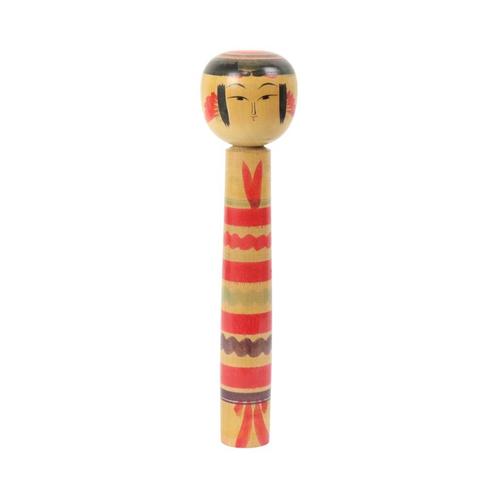 Grote Kokeshi Pop XL Massief Hout Japan Showa Periode 37cm, Antiek en Kunst, Kunst | Beelden en Houtsnijwerken, Ophalen of Verzenden