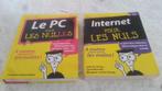 Livres POUR LES NULS Pc + Internet, Comme neuf, Enlèvement ou Envoi