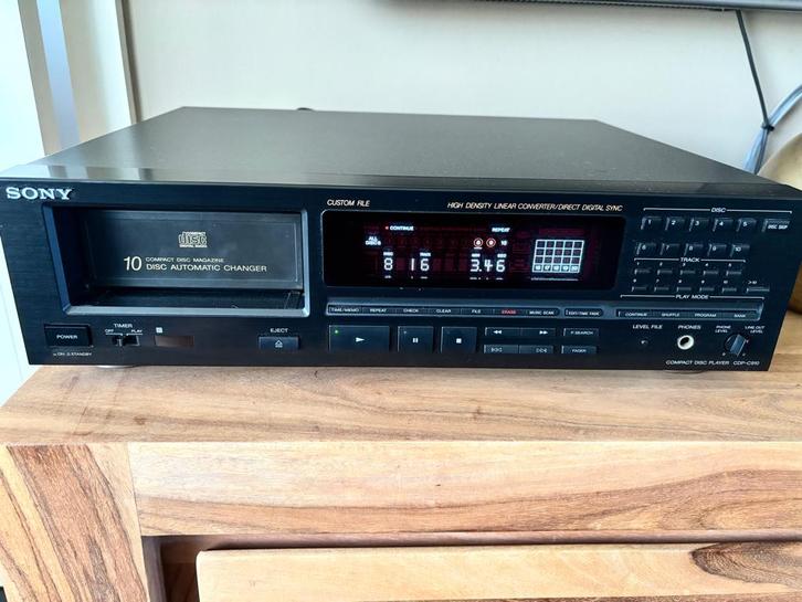 Sony CDP-C910, TV, Hi-fi & Vidéo, Lecteurs CD, Comme neuf, Sony, Changeur, Enlèvement