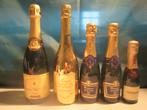 4x Champagne + 1x Prince Gold Chardonnay Brut, Verzamelen, Frankrijk, Ophalen of Verzenden, Vol, Champagne