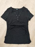 Zwarte T-shirt met V-nek - Shein - 40 - mooie gedragen staat, Vêtements | Femmes, Vêtements de grossesse, Taille 38/40 (M), Enlèvement