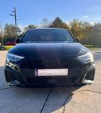 Audi A3 sedan S line 30 TFSI Zwart Full Option, Autos, Commande vocale, Achat, Carnet d'entretien, Noir