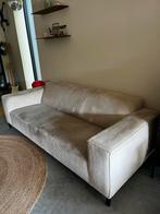 Zitbank beige ribflueel, Huis en Inrichting, Ophalen, Gebruikt