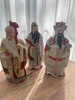 Chinese beelden Sanxing Gods, Antiquités & Art, Antiquités | Porcelaine, Enlèvement