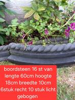 boordsteen zwart, Tuin en Terras, Bielzen en Borduren, Ophalen, Gebruikt, Minder dan 25 cm, Border