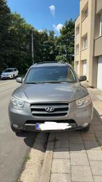 Hyundai santa fe 2.2, Auto's, Zwart, 7 zetels, Leder, Particulier