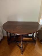 Houten tafeltje (2 uitklapbare delen), Ophalen