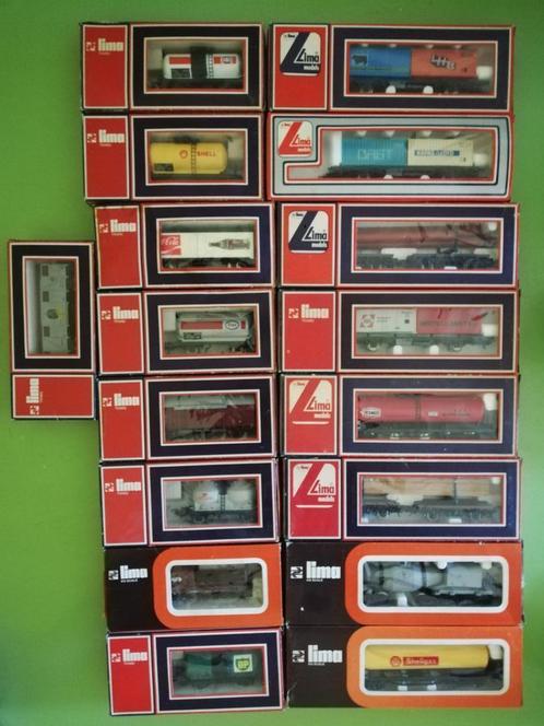 Heel veel Lima treinen , rails etc. meeste in doos, Hobby en Vrije tijd, Modeltreinen | H0, Gebruikt, Rails, Lima, Ophalen of Verzenden