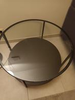 Table basse ronde verre Ikéa, Ophalen, Zo goed als nieuw, Glas