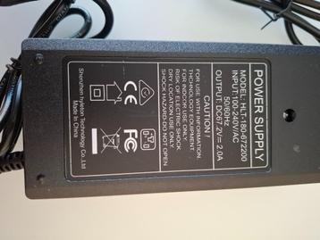 Chargeur de batterie Chargeur de batterie 2A CityCoco E-Scoo, Enlèvement ou Envoi, Neuf
