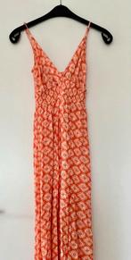 Lange jurk met split, Nieuw, Oranje, Ophalen of Verzenden, Maat 34 (XS) of kleiner