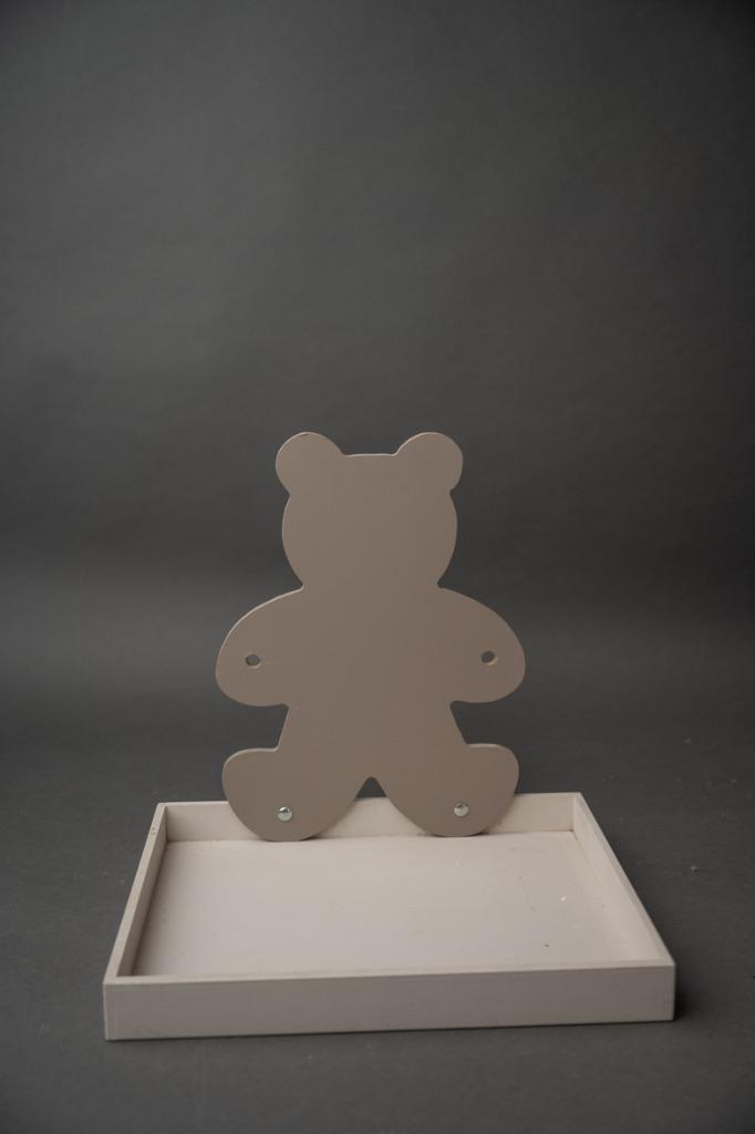 Presentatie doopsuiker - schaal Beer, Huis en Inrichting, Woonaccessoires | Dienbladen, Gebruikt, Hout, Rechthoekig, Ophalen