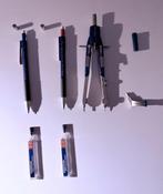 Staedtler Mars premium kompas schroef + universele adapter, Ophalen of Verzenden, Zo goed als nieuw