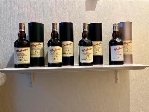 Whisky Glenfarclas 40 years, 30 years, 25 years, 21 years, Collections, Vins, Neuf, Enlèvement ou Envoi