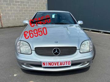 Mercedes-Benz SLK SLK200 i Kompressor*Cabriolet LEDER AIRCO, Auto's, Mercedes-Benz, 1998 cc, Gebruikt, Zwart, 4 cilinders