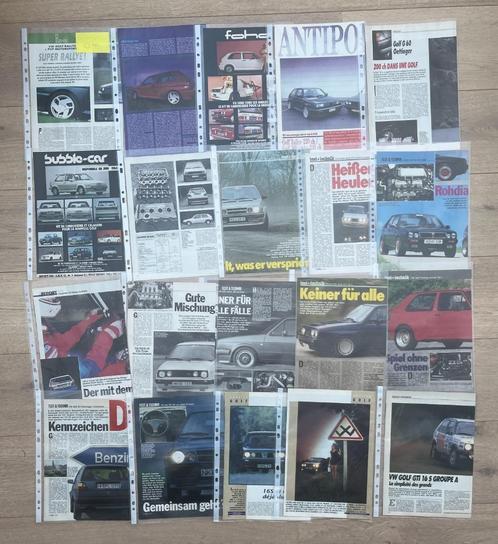 VW GOLF MK2 - GOLF GTI - RALLYE DE GOLF - ARTICLES, Livres, Autos | Brochures & Magazines, Enlèvement ou Envoi