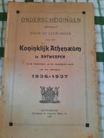 palmaressen en schoolrapporten atheneum Deurne en Antwerpen, 1940 tot 1960, Gebruikt, Ophalen of Verzenden, Overige onderwerpen
