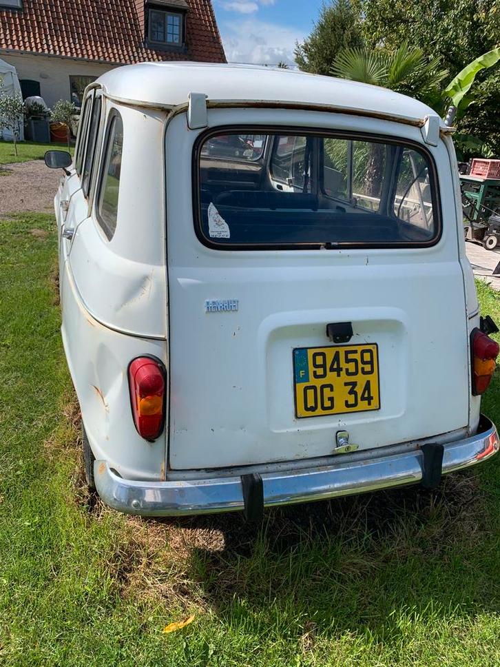 R4 project, Auto's, Oldtimers, Particulier, Renault, Benzine, Overige carrosserie, 5 deurs, Handgeschakeld, Wit, Kunstmatig leder