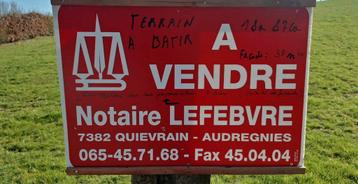 terrains à bâtir de 18ares87ca  beschikbaar voor biedingen