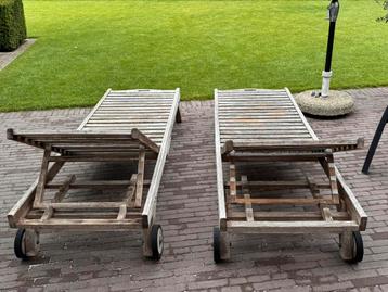 TEAK ligstoelen beschikbaar voor biedingen