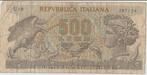 Billet Italie 500 Lire - 1966 U.19, Enlèvement ou Envoi, Italie, Billets en vrac