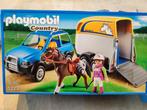 Playmobil 5223 Auto met trailer, Complete set, Ophalen of Verzenden, Zo goed als nieuw