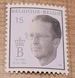 Oude postzegel: Koning Boudewijn - rouwzegel, Koninklijk huis, Frankeerzegel, Ophalen of Verzenden, Zonder stempel