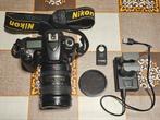 Nikos D80 met DX lens AF-S 18-200 1:3,5-5,6 G ED, Audio, Tv en Foto, Ophalen of Verzenden, Zo goed als nieuw, Nikon