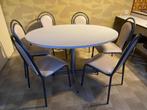 Tafel + 6 stoelen, Ophalen, Gebruikt, Klassiek, Vijf personen of meer