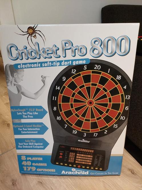 Arachnid Cricket Pro 800 elektronisch dartsbord, Sports & Fitness, Fléchettes, Comme neuf, Cible de fléchettes, Électronique, Enlèvement