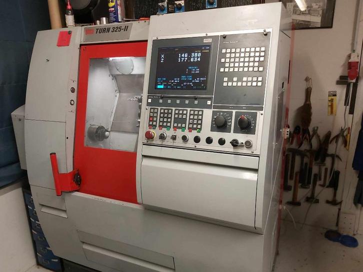 Emco turn 325II, Doe-het-zelf en Bouw, Draaibanken, Zo goed als nieuw, Metaaldraaibank, Minder dan 500 mm, Computergestuurd (Cnc)