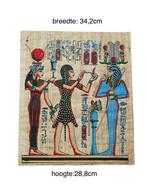 Ceremoniële Offerscène met Osiris – Egyptische Papyruskunst, Ophalen