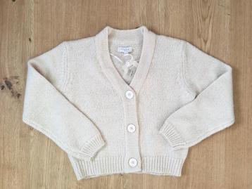 Bel & Bo, ecru vest maat 146 (nieuw) beschikbaar voor biedingen
