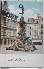 ANTWERPEN : Zeldzame postkaart kleur rond 1910 La Fontaine d, Verzamelen, Gelopen, Antwerpen, Ophalen of Verzenden, Voor 1920