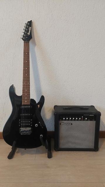 Ibanez Gio elektrische gitaar met versterker  beschikbaar voor biedingen
