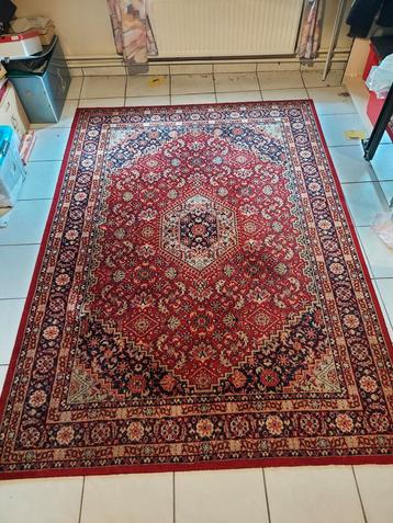 Tapis oriental en laine 240 x 170 cm - en bon état, Enlèvement, Comme neuf, Noir