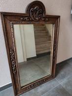 spiegel in houten lijst, Antiek en Kunst, Ophalen, Rechthoekig, 50 tot 100 cm, Minder dan 100 cm