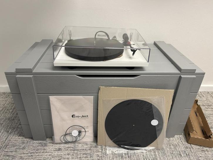 Pro-Ject | Primary E OM NN | Platenspeler | Wit, Audio, Tv en Foto, Platenspelers, Zo goed als nieuw, Platenspeler, Overige merken