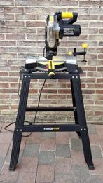 Afkortzaag op voet, Doe-het-zelf en Bouw, Gereedschap | Zaagmachines, Ophalen, Zo goed als nieuw, Powerplus, Afkortzaag