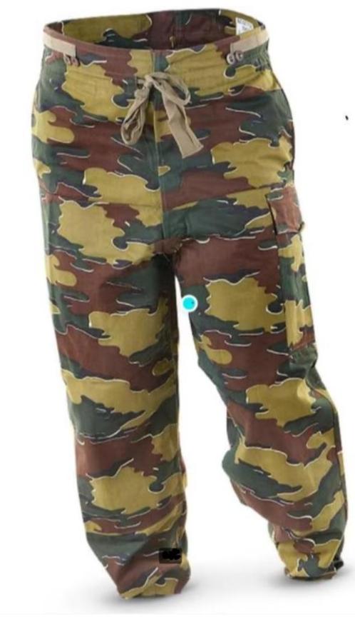 Pantalon camouflé Begetex - 1965 - ZM/FN, Collections, Objets militaires | Général, Armée de terre, Enlèvement ou Envoi