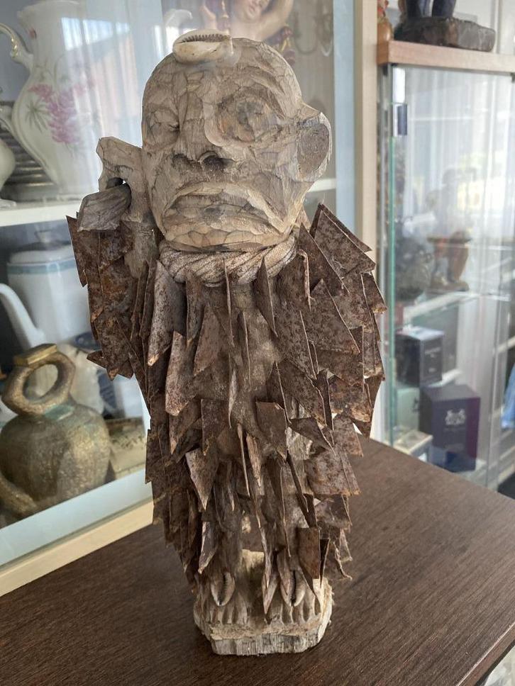 FÉTICHE NKISI NKONDE YOMBE BACONGO ART TRIBAL, Antiek en Kunst, Kunst | Niet-Westerse kunst, Ophalen of Verzenden