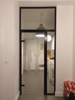 Porte vitrée intérieure moderne avec châssis noir, Doe-het-zelf en Bouw, Glas en Ramen, Ophalen, 80 tot 120 cm, Overige typen