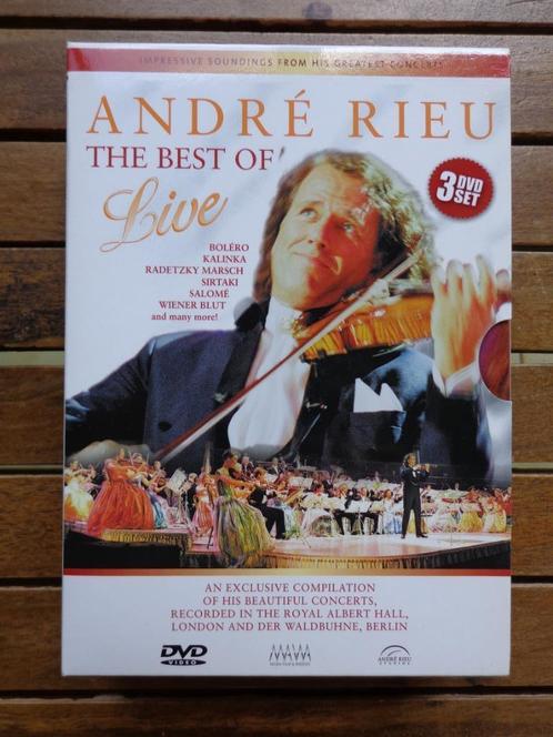 )))  André Rieu  // The Best of Live  //  3 DVD   (((, Cd's en Dvd's, Dvd's | Muziek en Concerten, Zo goed als nieuw, Muziek en Concerten