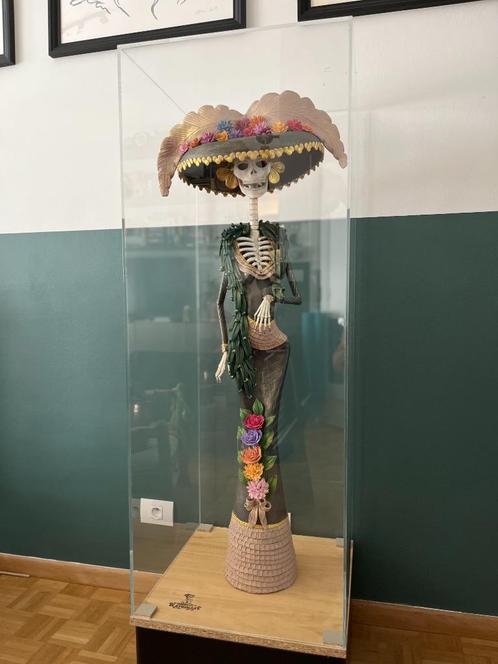 Catrina fabriquée à la main, très grande, 120 cm, Antiquités & Art, Art | Sculptures & Bois, Enlèvement